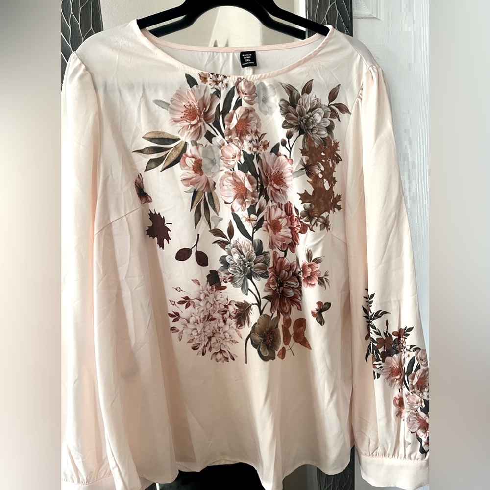 Shein Plus - Floral Blouse